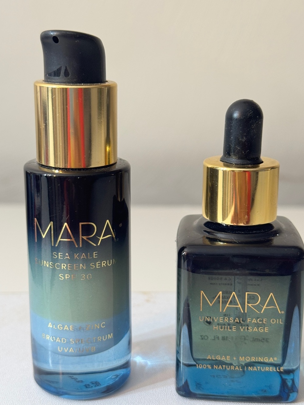 MARA LUXURY Sea Kale Sunscreen Serum & Universal Face Oil Duo MSRP 125.00
